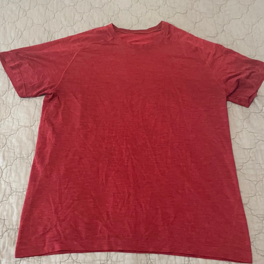 Men’s Red Metal Vent Tech Short Sleeve Shirt 2.0